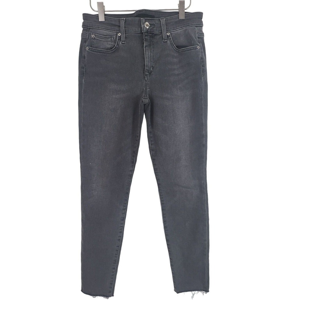 Joe's Jeans 28 Womens Flawless Icon Mid Rise Skinny Leg Ankle Length Grey